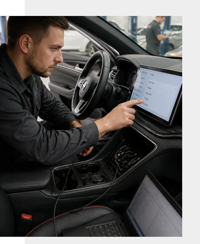 Профессиональная русификация BYD SONG Plus в Барабинске